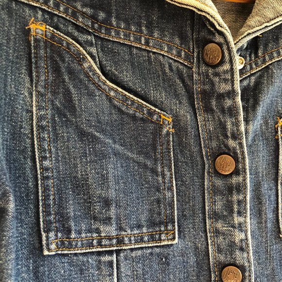 Vintage 70s Denim Landlubber Jeans Dress - Picture 5 of 9